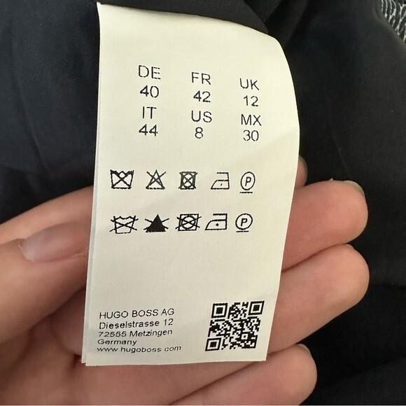 BOSS Hugo Dokysina Abstract Floral Sheath Dress Size 8 - Picture 13 of 15